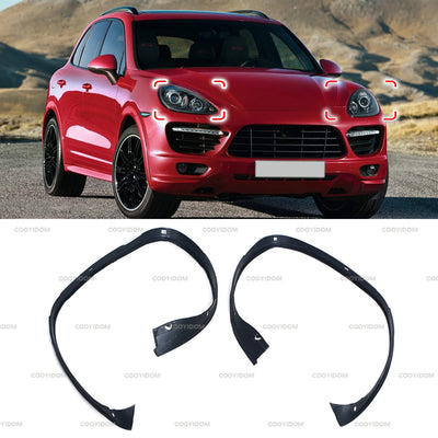 Bande d'Étanchéité Phares Porsche Cayenne 2011-2014 - vue de face - Becquet Voiture