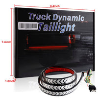 LED-Heckleuchte 1m Fließender dynamischer Pfeil - Studio-Packshot - Becquet Voiture
