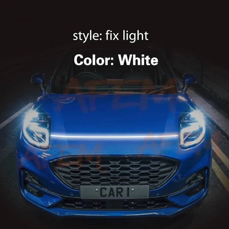 Bande LED DRL Ford Puma Lumière Ambiance Étanche - détail du montage - Becquet Voiture