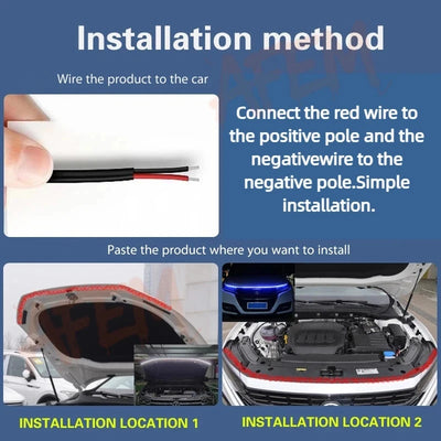 Bande LED DRL Ford Puma Lumière Ambiance Étanche - installé sur véhicule - Becquet Voiture