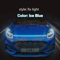 Bande LED DRL Ford Puma Lumière Ambiance Étanche - vue de dessus - Becquet Voiture