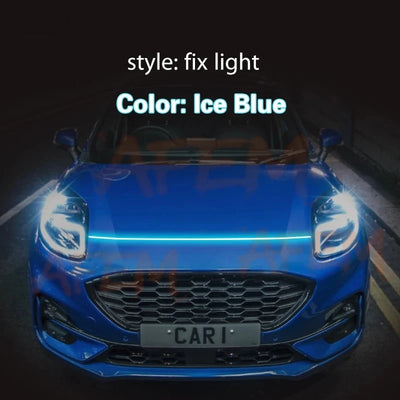 Bande LED DRL Ford Puma Lumière Ambiance Étanche - vue de dessus - Becquet Voiture