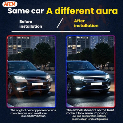 Bande LED DRL Ford Puma Lumière Ambiance Étanche - vue de trois-quarts - Becquet Voiture