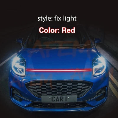 Bande LED DRL Ford Puma Lumière Ambiance Étanche - vue rapprochée - Becquet Voiture