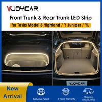 Bande LED Éclairage Ambiance Coffre Tesla Model 3 Model Y Juniper - vue de face - Becquet Voiture