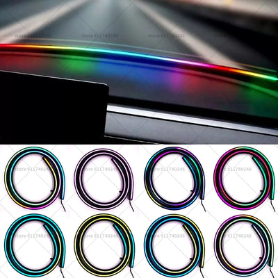 Bande Lumineuse Ambiance Volkswagen Beetle - vue de trois-quarts - Becquet Voiture