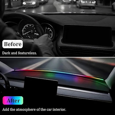 Bande Lumineuse Ambiance Volkswagen Golf - packshot studio - Becquet Voiture