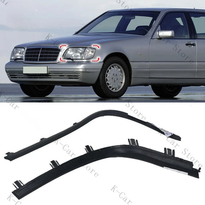 Bandeau Lumière Ambiance Mercedes W140 S Classe 1995-1998 - vue de face - Becquet Voiture