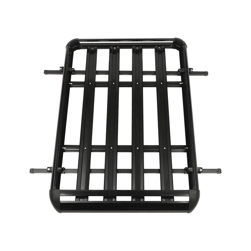 Universal Aluminum Roof Rack for SUV 160x100 cm - rear view - Becquet Voiture