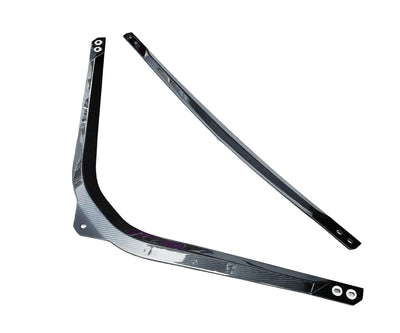 Barre Jambe Force Carbone BMW M2 M3 M4 G80 G87 - vue arrière - Becquet Voiture