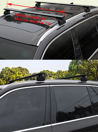 Aluminum Roof Rails Buick Envision 2021-2023 - rear view - Becquet Voiture