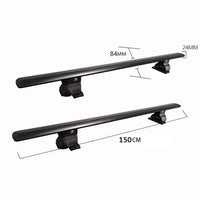 Barres de Toit Aluminium Mitsubishi L200 Triton 2024-2025 - détail du montage - Becquet Voiture