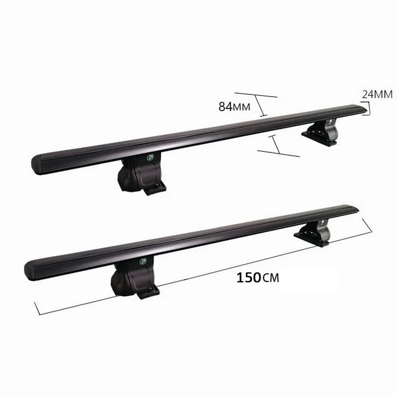 Barres de Toit Aluminium Mitsubishi L200 Triton 2024-2025 - détail du montage - Becquet Voiture