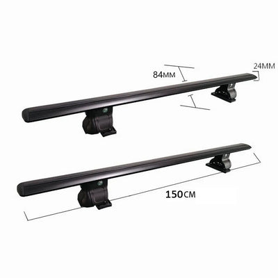 Barres de Toit Aluminium Nissan Frontier 2014-2021 - détail du montage - Becquet Voiture