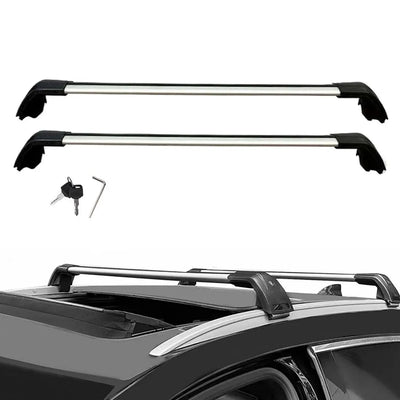 Barres de Toit Aluminium Range Rover Sport L494 2014-2022 - vue de dessus - Becquet Voiture