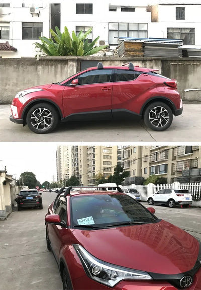 Barres de Toit Aluminium Toyota C-HR 2018-2022 - packshot studio - Becquet Voiture