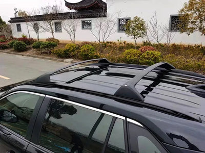 Barres de Toit Aluminium Toyota RAV4 2019-2025 - installé sur véhicule - Becquet Voiture