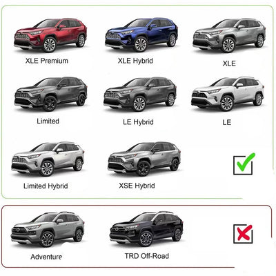 Barres de Toit Aluminium Toyota RAV4 2019-2025 - vue de profil - Becquet Voiture