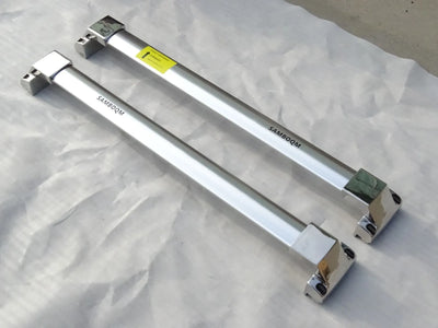 Barres de Toit Inox Land Rover Discovery 3 LR3 2004-2009 - installé sur véhicule - Becquet Voiture