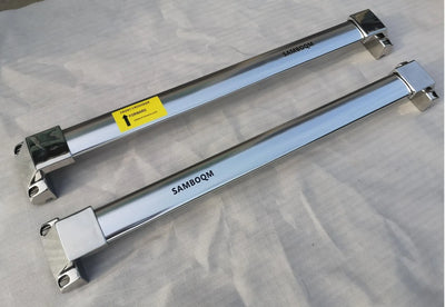 Barres de Toit Inox Land Rover Discovery 3 LR3 2004-2009 - vue arrière - Becquet Voiture