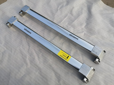 Barres de Toit Inox Land Rover Discovery 3 LR3 2004-2009 - vue de profil - Becquet Voiture