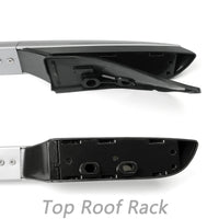Barres de Toit Latérales Aluminium Toyota RAV4 2013-2019 - vue de trois-quarts - Becquet Voiture