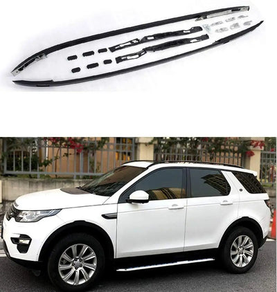 Barres de Toit Latérales Land Rover Discovery Sport 2015-2023 - vue de face - Becquet Voiture