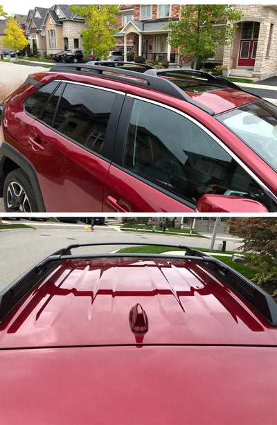 Barres de Toit Transversales Toyota RAV4 2019-2025 - installé sur véhicule - Becquet Voiture