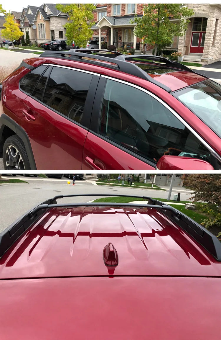 Barres de Toit Transversales Toyota RAV4 2019-2025 - installé sur véhicule - Becquet Voiture