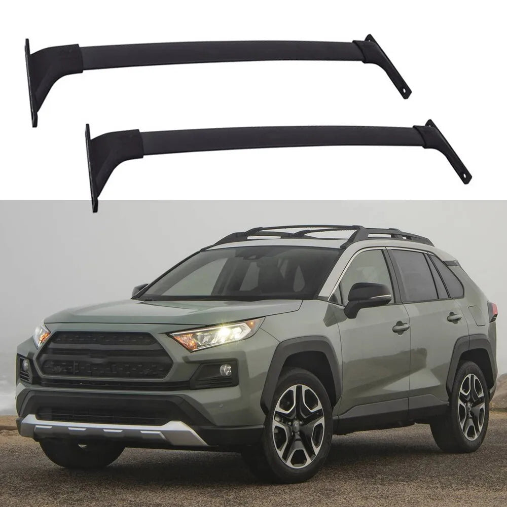 Barres de Toit Transversales Toyota RAV4 2019-2025 - vue de face - Becquet Voiture