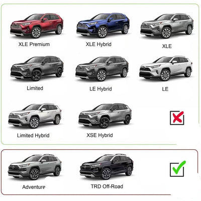 Barres de Toit Transversales Toyota RAV4 2019-2025 - vue de profil - Becquet Voiture