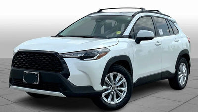 Barres de Toit Verrouillables Toyota Corolla Cross 2022-2025 - packshot studio - Becquet Voiture