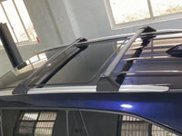 Barres de Toit Verrouillables Toyota Highlander 2020-2023 - vue de trois-quarts - Becquet Voiture