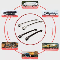 Barres de Toit Verrouillables Toyota Land Cruiser LC300 J300 2022-2023 - vue de profil - Becquet Voiture