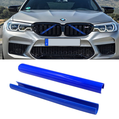 Barres Grille Calandre BMW Couleur Lot 2 - vue de dessus - Becquet Voiture