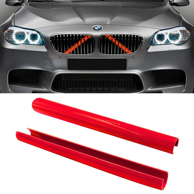 Barres Grille Calandre BMW Couleur Lot 2 - vue de face - Becquet Voiture
