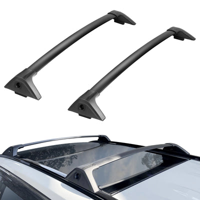 Barres Transversales de Toit Aluminium Toyota RAV4 2019-2023 - vue de face - Becquet Voiture