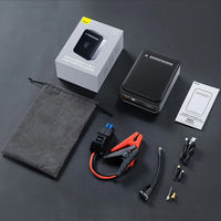 Baseus Démarreur de Batterie Voiture 1000A avec Compresseur d'Air - détail du montage - Becquet Voiture