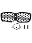 Grille Diamant BMW X3 X4 G01 G02 Noir 2022-2025 v2
