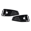 Garniture Calandre Antibrouillard Noir Audi A4 B9 S-Line 2018-2020