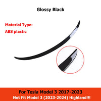 Becquet ABS Carbone Tesla Model Y 2020-2024 Model 3 2025-2026 - packshot studio 3 - Becquet Voiture