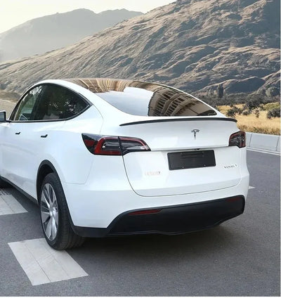 Becquet ABS Carbone Tesla Model Y 2020-2024 Model 3 2025-2026 - vue de dessus 2 - Becquet Voiture