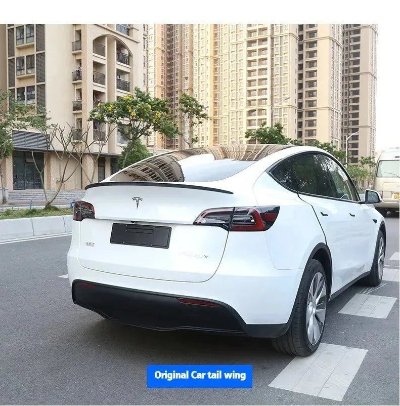 Becquet ABS Carbone Tesla Model Y 2020-2024 Model 3 2025-2026 - vue de profil 3 - Becquet Voiture