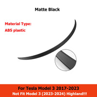 Becquet ABS Carbone Tesla Model Y 2020-2024 Model 3 2025-2026 - vue rapprochée 3 - Becquet Voiture
