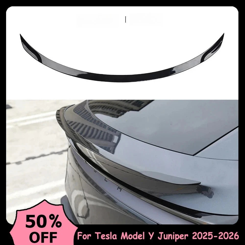 Becquet ABS Carbone Tesla New Model Y Juniper 2025-2026 - vue de face - Becquet Voiture