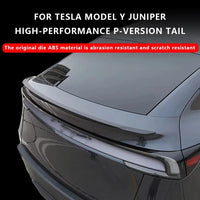 Becquet ABS Carbone Tesla New Model Y Juniper 2025-2026 - vue de profil - Becquet Voiture