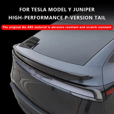 Becquet ABS Carbone Tesla New Model Y Juniper 2025-2026 - vue de profil - Becquet Voiture