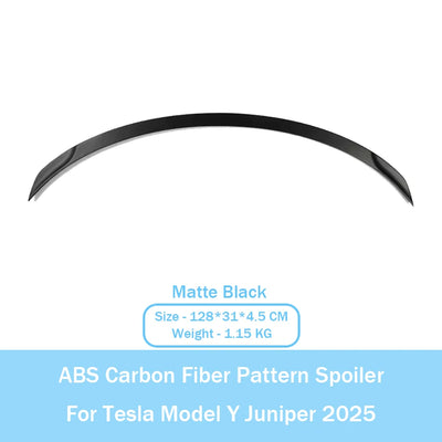 Becquet ABS Look Carbone Tesla Model Y Juniper 2025 Performance - en situation 3 - Becquet Voiture