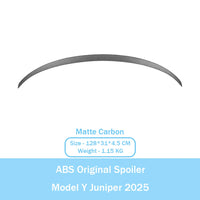 Becquet ABS Look Carbone Tesla Model Y Juniper 2025 Performance - installé sur véhicule 3 - Becquet Voiture