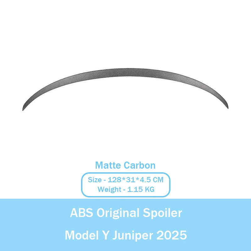 Becquet ABS Look Carbone Tesla Model Y Juniper 2025 Performance - installé sur véhicule 3 - Becquet Voiture